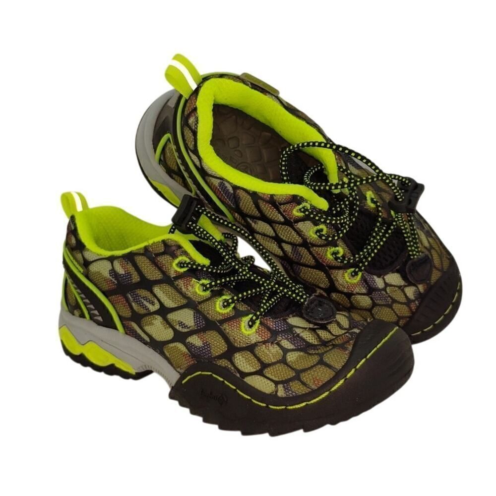 Jambu Pythos Toddler Boys Pre-owned Black & Green Hiking Sneakers - sz. 12M